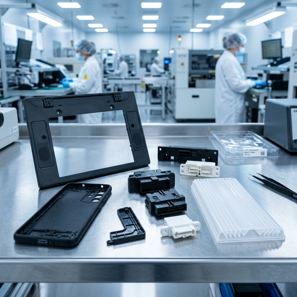 Precision electronic plastic housings